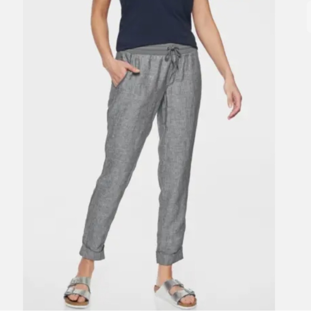 Athleta Bali Linen Jogger Pants | Size 6
